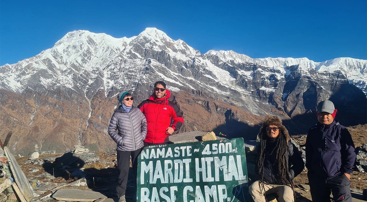 Annapurna Base Camp Trek via Mardi Himal Base Camp